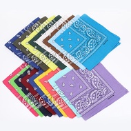 Fashionable Hip-Hop Scarves Bandana Paisley Printed 55cm Head Wrap Head Scarf Headband Handkerchief