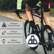 ALISONDZ Bike Pedals Cleats, SH10 SH11 SH12 Self Lock Cycling Shoes Cleat, Anti-Slip Cycling Cleats 