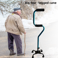 ไม้เท้า 4 ขา รุ่นที่ยึดจับ 2 ขั้น ช่วยในการพยุงตัว 2 Step Aluminum Quad Cane