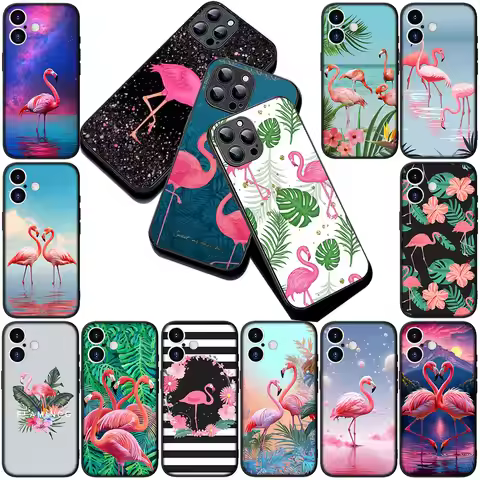 Flamingo Phone Cover Soft Case for Huawei P30 P20 Mate 20 Lite Pro Y7 Y6P Y7A 2019 Nova 5T 3I Casing