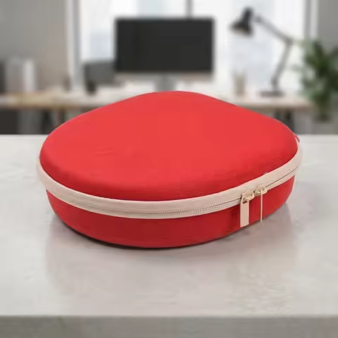 Earphone Case Compatible with For AIRPODS Max Featuring Silicone Ear Pad Covers EVA Shell and Mesh A