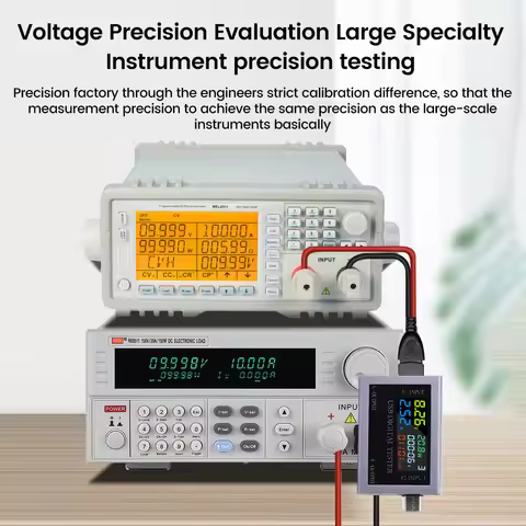 USB Type-C Tester Multimeter 5A 8A 150W IPS Screen PD QC Fast Charging Detector Voltage Current Resi