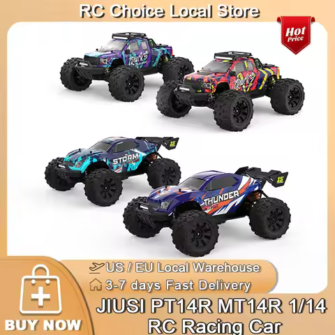 JIUSI PT14R MT14R 1/14 RC Racing Car 3S Battery 4WD 80km/h Brushless Motor 2.4G Remote Control 35C H