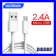 BBDBF 2.4A Original Micro usb Cable Data Sync Phone Charger Cable for Samsung S7 Huawei Xiaomi Tablet Mobile Phone Fast Charging Cable DSBWS