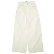ADAM ET ROPE 2021秋冬高腰寬褲 GAS21150 36碼 米白色 [二手] [ADAM ET ROPE]