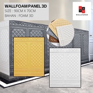 WALLFOAM 3D PANEL 90CM X 70CM FOAM WALLPAPER