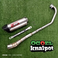 EXHAUST AHM LC 135V1/LC 135 V2/HONDA RS 150/Y15 ZR/WINNER 150/EX5/RAIDER Fi 150/Exzos Full set
