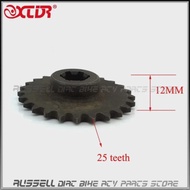 49CC ENGINE 25T 25H Drive Gear Sprocket FOR Chain 2 Stroke Engine Gear Box Transmission  bike Petrol