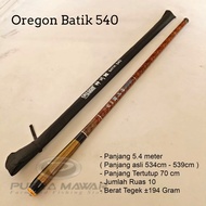 Joran Tegek Ruas Panjang Oregon Batik 360 450 540 Bahan Carbon Action Medium Atau Tongkat Pancing Te