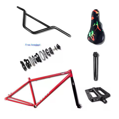 Funsea 29er Stunt Wheelie Bike 1020 Steel with Free Headset Fork Spacer Unassembly in Complete Knock