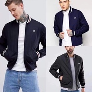 【100%ORIGINAL】 Fred Pery jaket lelaki Tennis Bomber Jacket Baju FP Lelaki