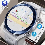 2024 LIGE NFC ECG PPG Bluetooth Call Smartwatch GPS Tracker Motion Bracelet Fitness For Huawei Watches Ultimate Smart Watch Men
