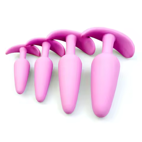 4 Sizes silicone anal plug Adult masturbation sexual wellness Stimulator Anal g-point massage anal m