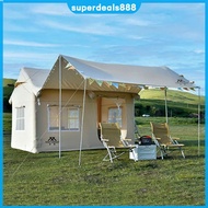 [Fast Arrival] Inflatable Tent for 3-4 Person Family Outdoor Travel 4 Season Blow Up Tent Large Infl