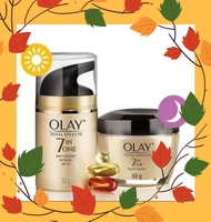 Olay โททัล เอฟเฟค 7 in ONE เดย์ครีม SPF 15 + ไนท์ครีม ขนาด 50 กรัม แถมฟรี !! ครีมบำรุงผิวหน้านีเวียช