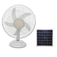 【彩虹百貨】太陽能風扇 16吋桌扇 充電風扇 太陽能+市電 兩用 DC直流風扇 電風扇 保固一年