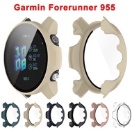 G ใหม่กรอบปกป้องหน้าจอเต็มรูปแบบสำหรับนาฬิกาสมาร์ทวอทช์ Garmin Forerunner 955กันกระแทกฟิล์มกันรอยกันกระแทก