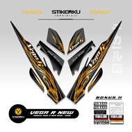 STRIPING VEGA R NEW MOTIF X1 2005-2009 STICKER VEGA R VARIATION SIRIUS RC STICKER LIS YAMAHA VEGA R