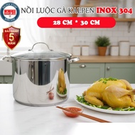 Kalpen Lermat stainless steel chicken boiling pot, stainless steel chicken boiling pot, induction co