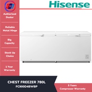 HISENSE (SEND BY LORRY+ AUTHORISED DEALER) DOUBLE DOOR CHEST FREEZER 780L FC900D4BWBP