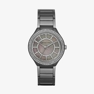 นาฬิกาข้อมือผู้หญิง  Michael Kors Kerry Grey Crystal-set Dial Grey MK3410