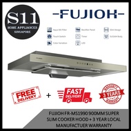 Fujioh FR-MS1990 90CM Super Slim Cooker Hood + 3 YEARS Local Manufacturer Warranty + Free Delivery