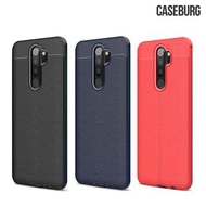 紅米Note 8 Pro CASEBURG Urban Shield 商務斯文 耐磨皮紋 保護套 手機軟殼 0736A