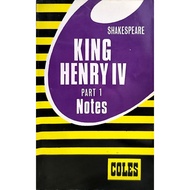 [BnB] USED King Henry IV Part 1: Notes (Coles Notes) by Coles Editorial Board (Used: Good)