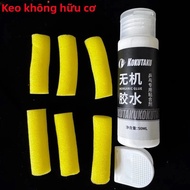 50ML KOKUTAKU Bóng Bàn Nước Keo Cao Cấp Có Kẹp & Bọt Biển Cho Cao Su Liên Kết Bóng Bàn Lưỡi Dao