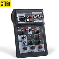 XTUGA Professional3Road Mixer with Reverb Bluetooth Playback Multi-Channel mixer Mixer Equalizer Con