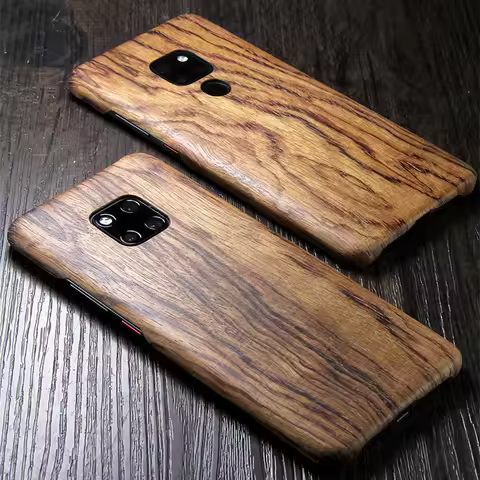 For Huawei Mate 20 X /Mate 20 Pro/Mate 20 Lite/Mate 30 mate 40 walnut Enony Bamboo Wood Rosewood MAH