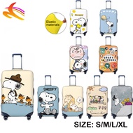 Snoopy Luggage Cover Travel Suitcase Luggage Cover Elastic  ening Waterproor Luggage Cover