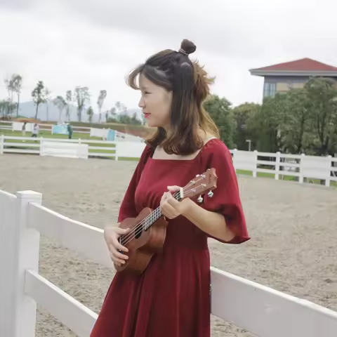 Muslady Ukulele 21 Inch Solid Wood Smooth Hawaii Guitar Plucked Musical Instrument Ukulele Beginner 
