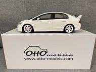 罕有 絕版 全新 Otto 1/18 Honda Civic Type R  FD2 前期 冠軍白色 OT 304