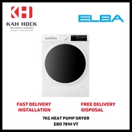 ELBA EBD 781H VT 7KG HEAT PUMP DRYER - 2 YEARS MANUFACTURER WARRANTY + FREE DELIVERY