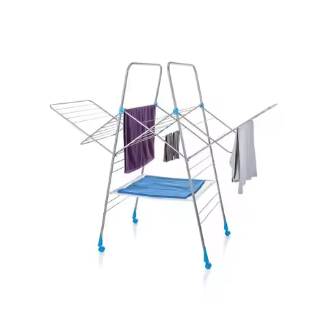 Homecare Multi Dryer Clothes Drying Rack with 82 Feet of Rack Space Folding Indoor Laundry Air Dryer