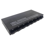 Gigabit Ethernet Switch Fiber Optical Switch 8 SC Fiber Port 2 1000M RJ45 Industrial Grade SC Conver