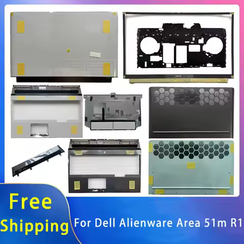 New For Dell Alienware Alienware Area-51m R1;Replacemen Laptop Accessories Lcd Back Cover/Palmrest/B