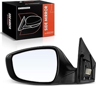 A-Premium Driver Side Power Door Mirror - Compatible with Hyundai Elantra 2016 - Non-Heated Manual Folding Black Outside Rear View Mirror w/Turn Signal and Blind Spot Detection