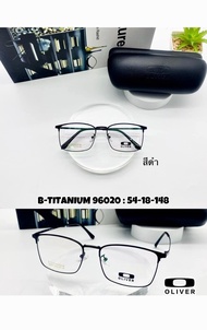 L70 แว่นไทเทเนียมแท้ๆหน้าแว่นกว้าง142mm ขนาด54-18-148พร้อมเลนส์บลูเปลี่ยนสีm10