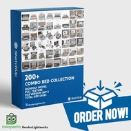 BUKU/ 200+ 3D ASSET SKETCHUP TEMPAT TIDUR