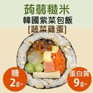 DASHIN 韓國即食蒟蒻糙米紫菜包飯卷 (雞蛋蔬菜)-可溶性纖維, 提供飽足感