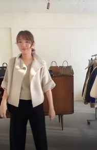 韓國設計師品牌BOWEN半袖開襟外套