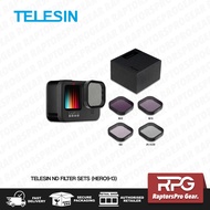 TELESIN ND8 ND16 ND32 CPL ND Filter Set for HERO 12/11/10/9 Black