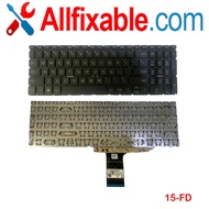 HP 15-FC 15-FC0000 15T-FC 15-FD 15-FD0000  15T-FD  NSK-X4QBQ  Notebook Replacement Keyboard