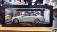 (N)開封品 Autoart 1/18 Mercedes Benz C Class 梅賽德斯 賓士 白色 模型車