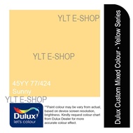 Dulux Inspire 1L - 45YY 77/424 Sunny - Inspire Interior Glow/ Interior Smooth Sheen - Yellow Series