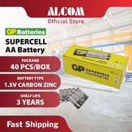 GP 15PL Supercell Super Heavy Duty Battery with AA Size R6P & Zero Mercury (40 Pcs/Box)