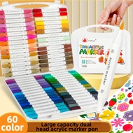 Colorful Markers Enmy Acrylic Marker Set 24/s 36/s 60 Colors DIY Painting Pastel Markers Highlight D