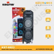 Kingster KST-8803 6800W PMPO Wireless Portable Party Karaoke Speaker